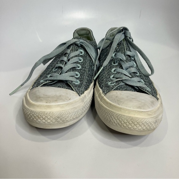 Converse blue low top sneakers unisex sizing women’s size 8 casual skateboard - Picture 2 of 10